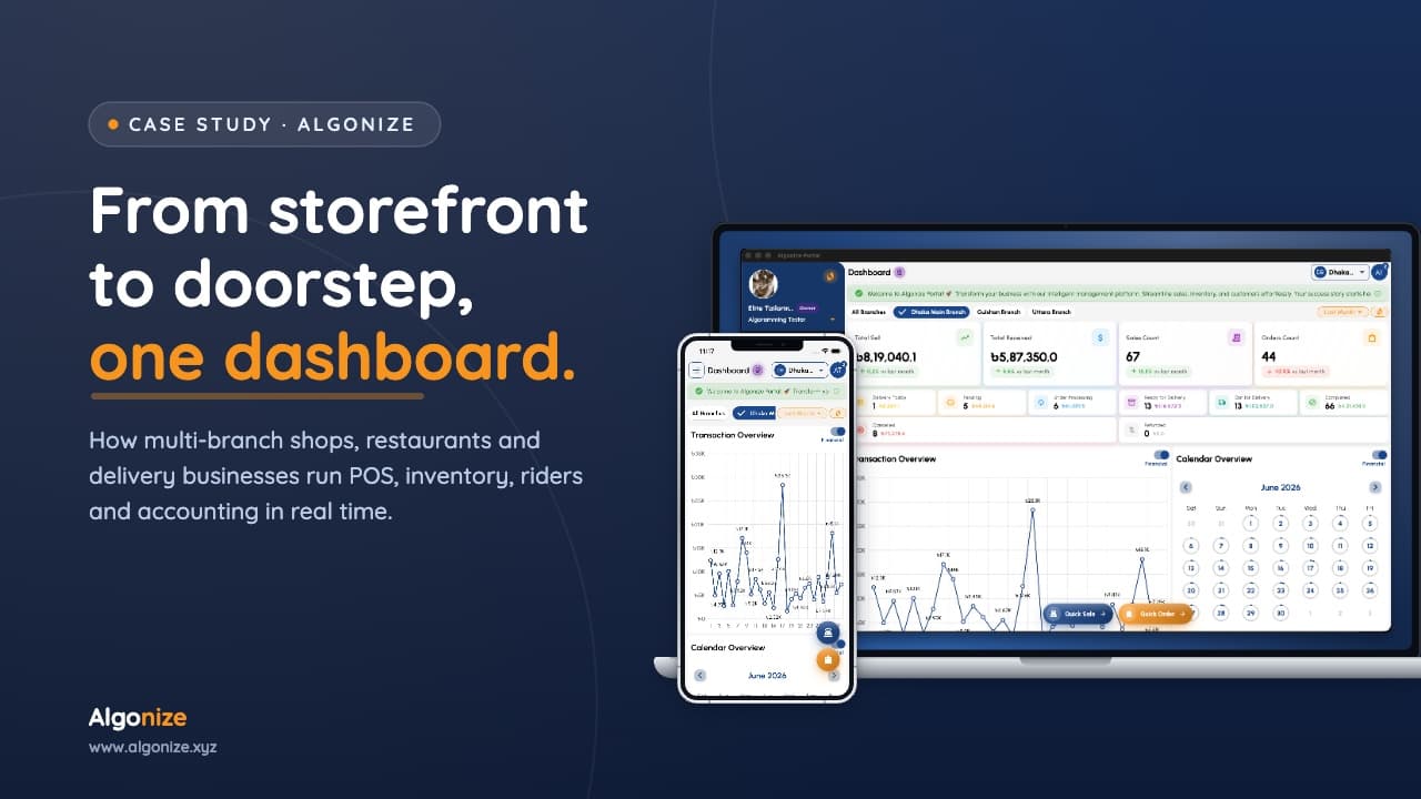From Storefront to Doorstep: How Algonize Gives Multi-Branch Businesses One Real-Time Command Center